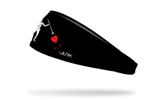 Black character headband