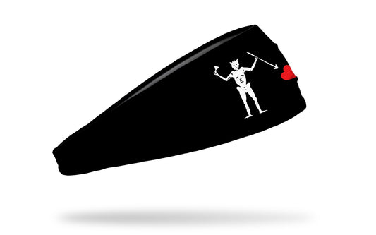 Black character headband