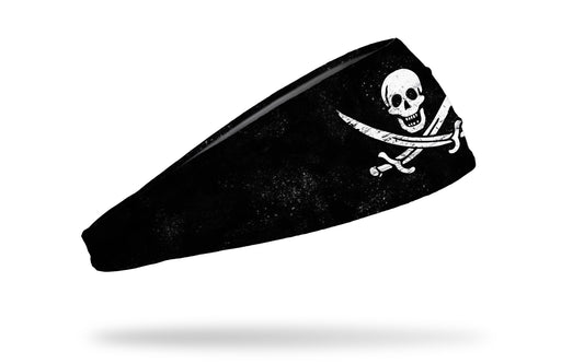 Black skull print headband