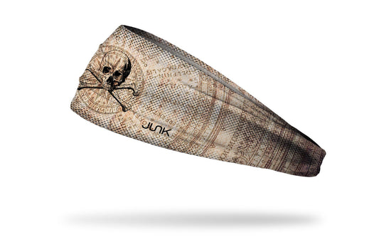 Beige skull headband