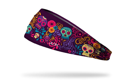 Colorful skull headband